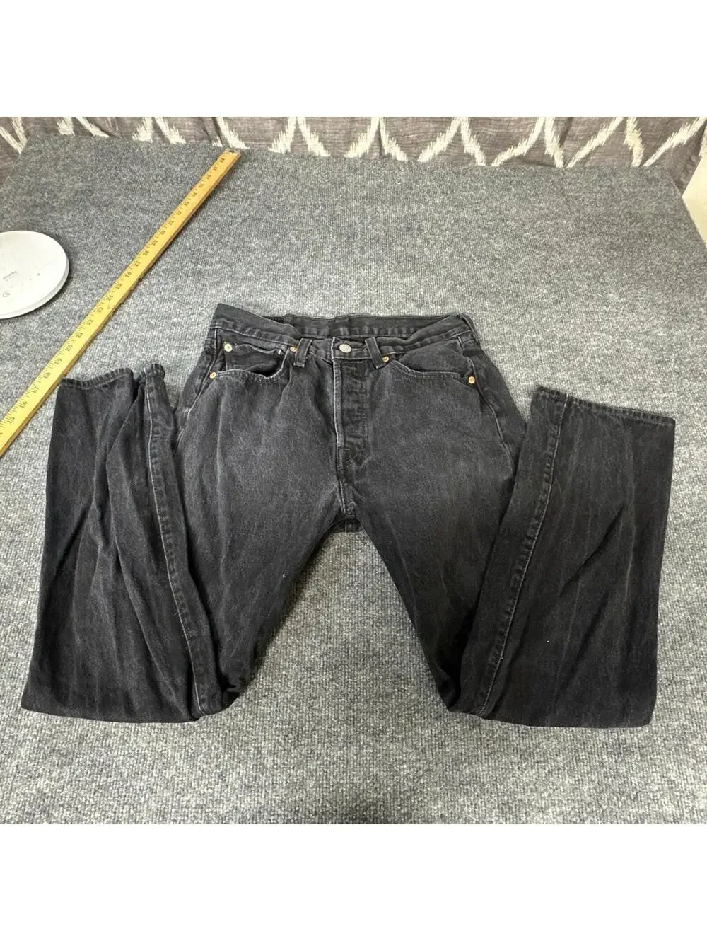 Levi's 501 Original Fit Men's Jeans - Black, Size 30